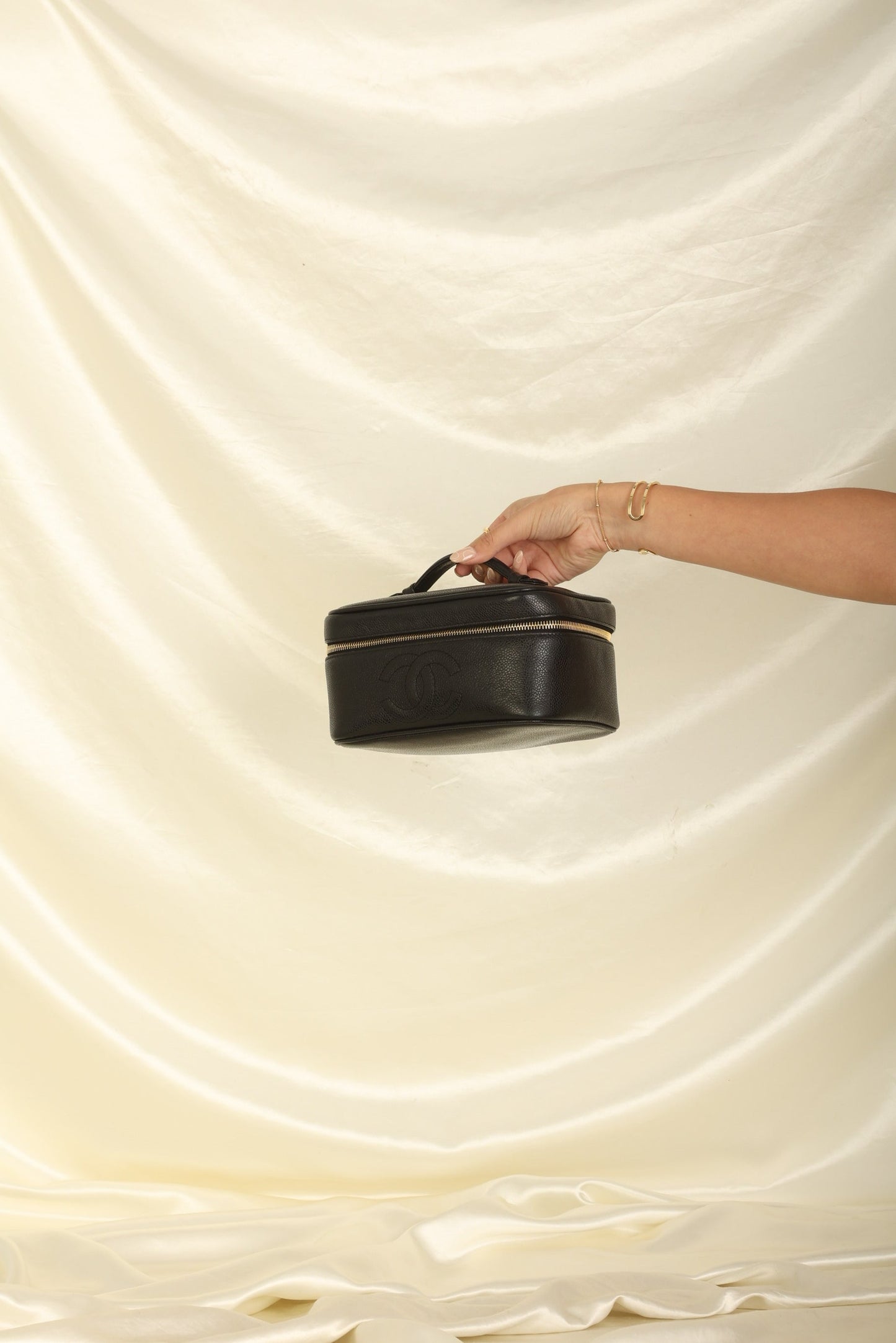 Chanel Caviar Mini Timeless Vanity