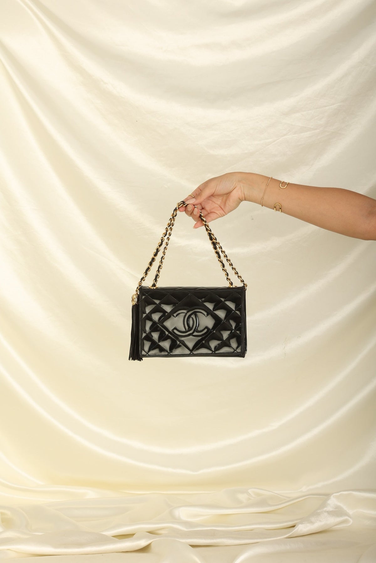 Chanel Patent Timeless Mini Full Flap