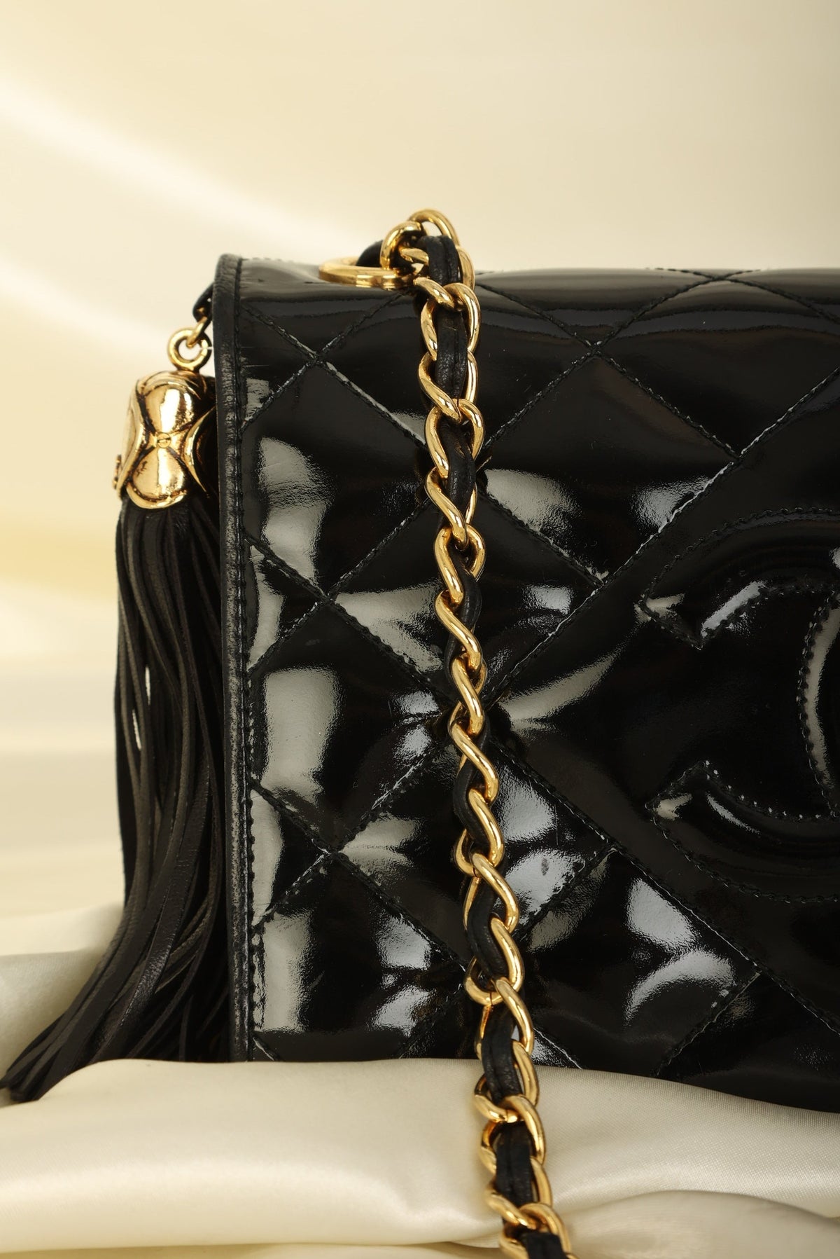 Chanel Patent Timeless Mini Full Flap