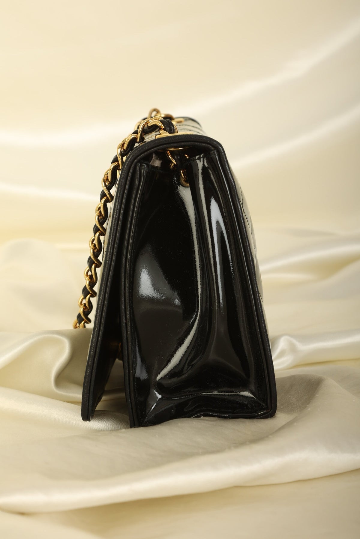 Chanel Patent Timeless Mini Full Flap