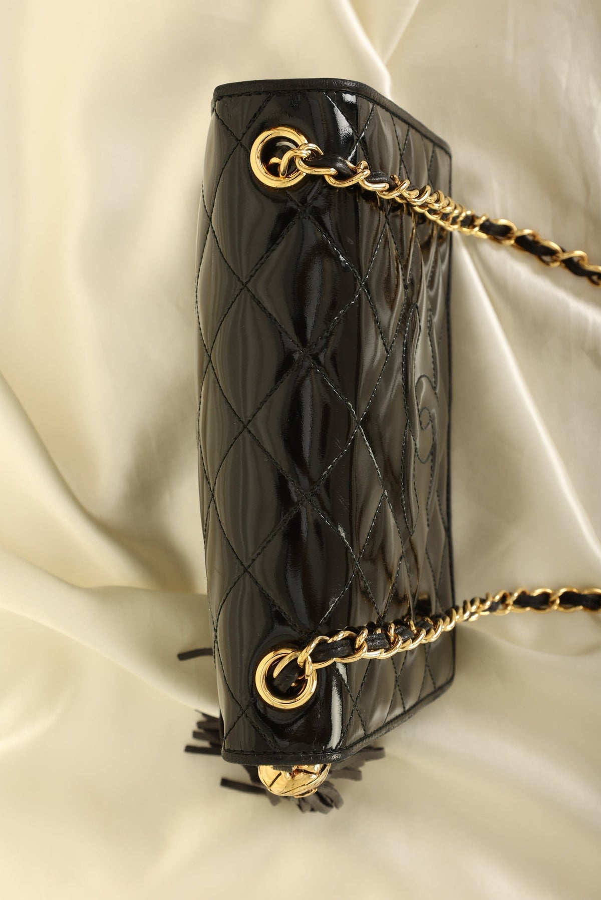 Chanel Patent Timeless Mini Full Flap
