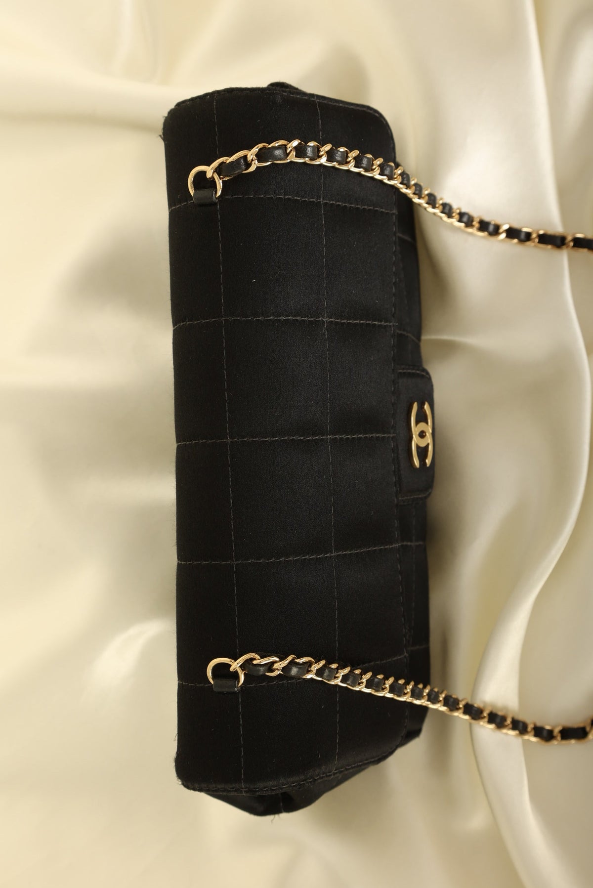 Chanel Satin Mini Chocolate Bar Flap