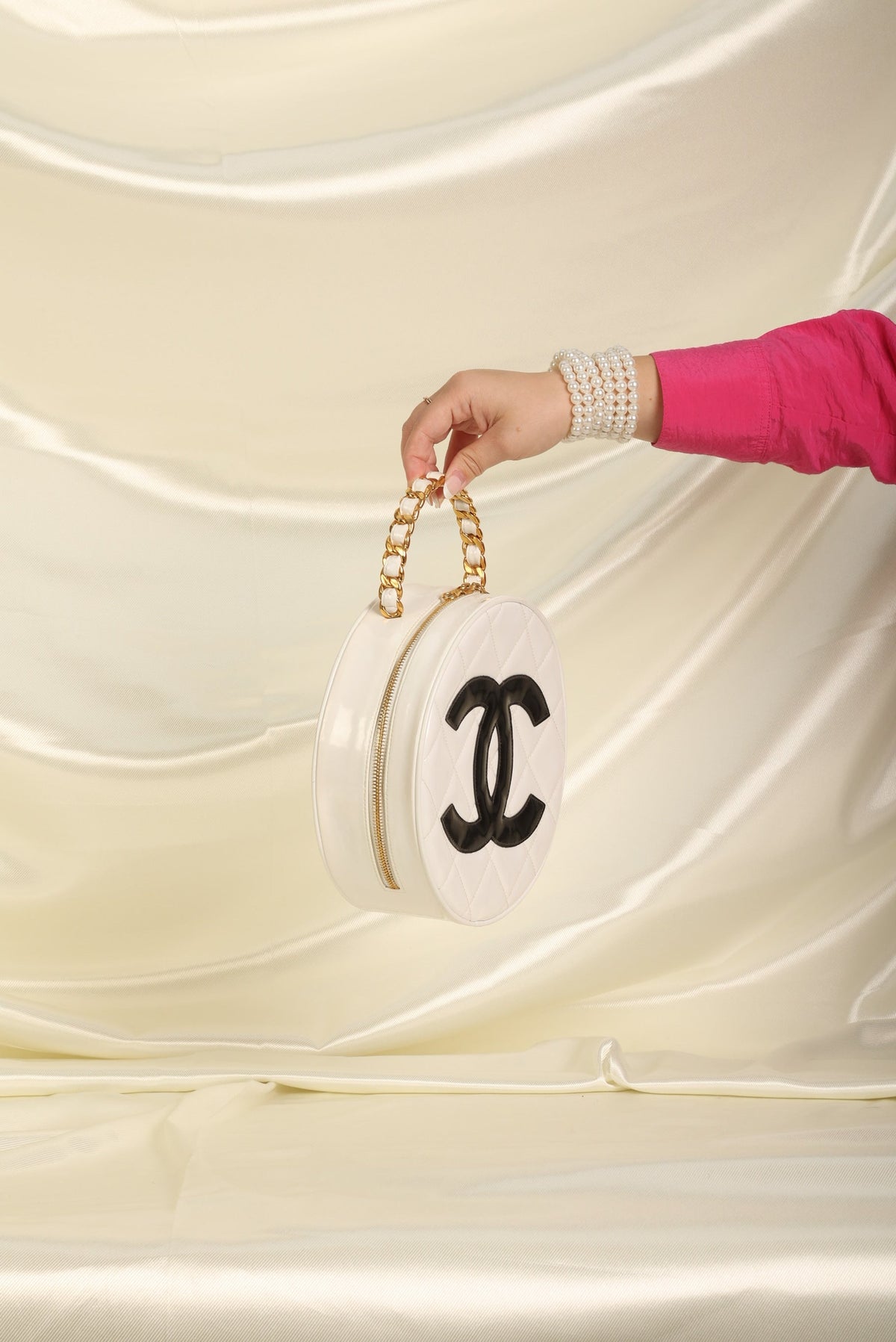 Chanel Patent Coco Circle Top Handle