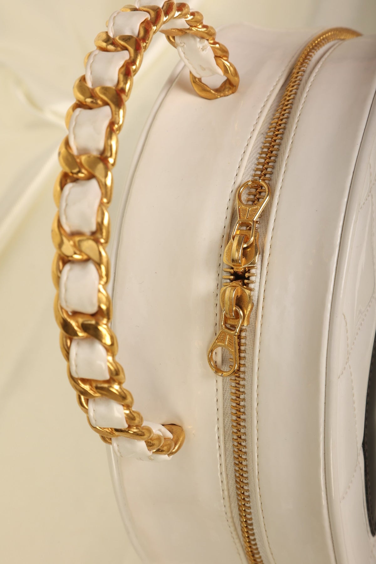 Chanel Patent Coco Circle Top Handle