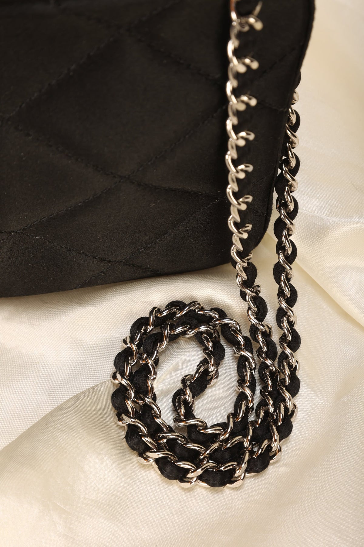 Chanel Satin Mini Box Bracelet Bag