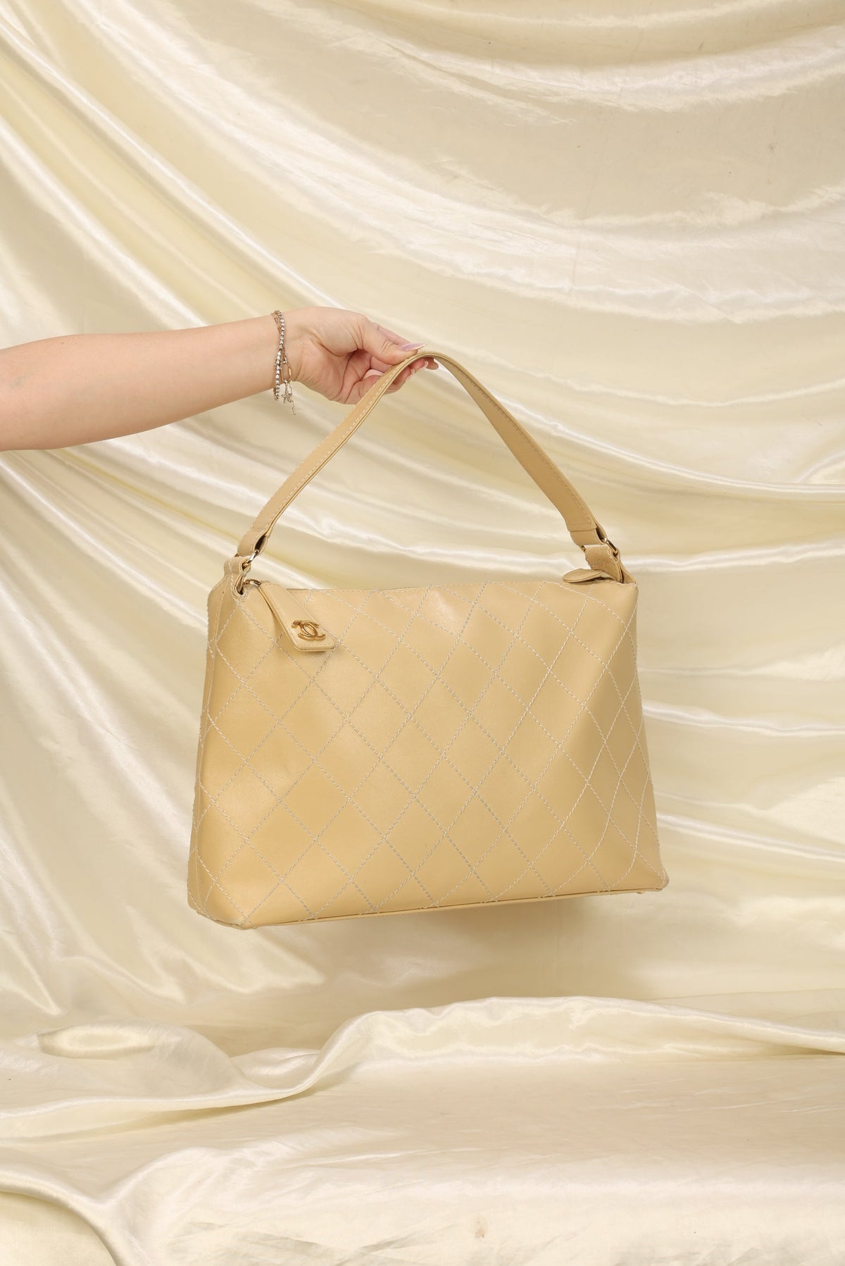 Chanel Quilted Hobo