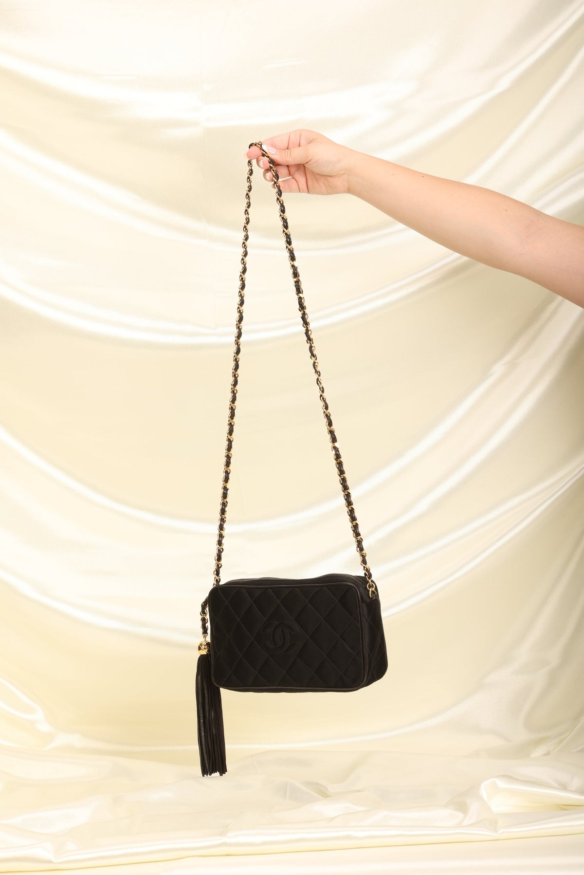 Chanel Satin Timeless Camera Bag