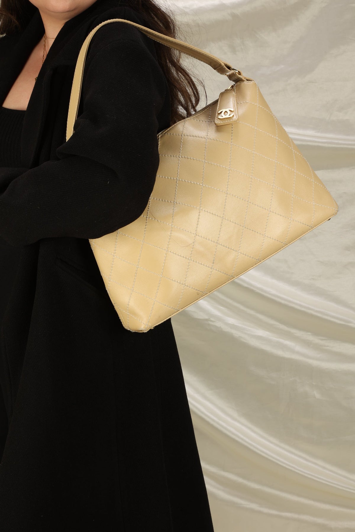 Chanel Quilted Hobo
