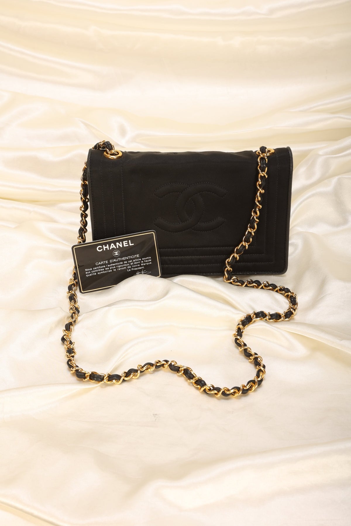 Chanel Satin Timeless Full Flap