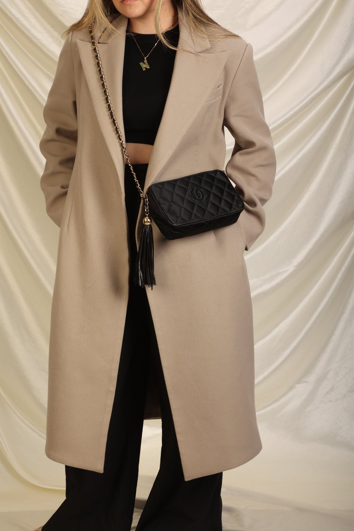 Chanel Satin Timeless Camera Bag