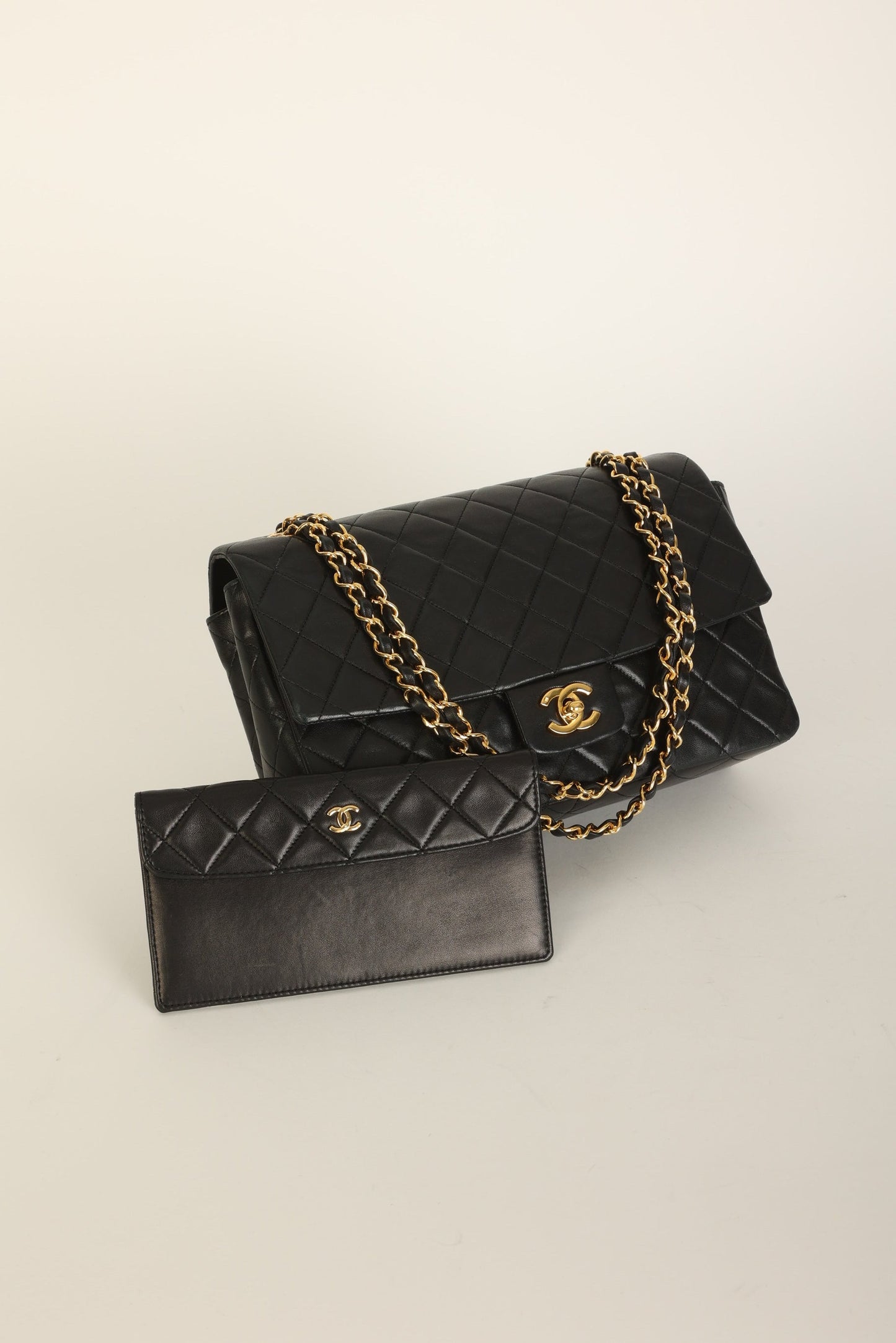 Chanel 1989 Lambskin Single Flap w Wallet