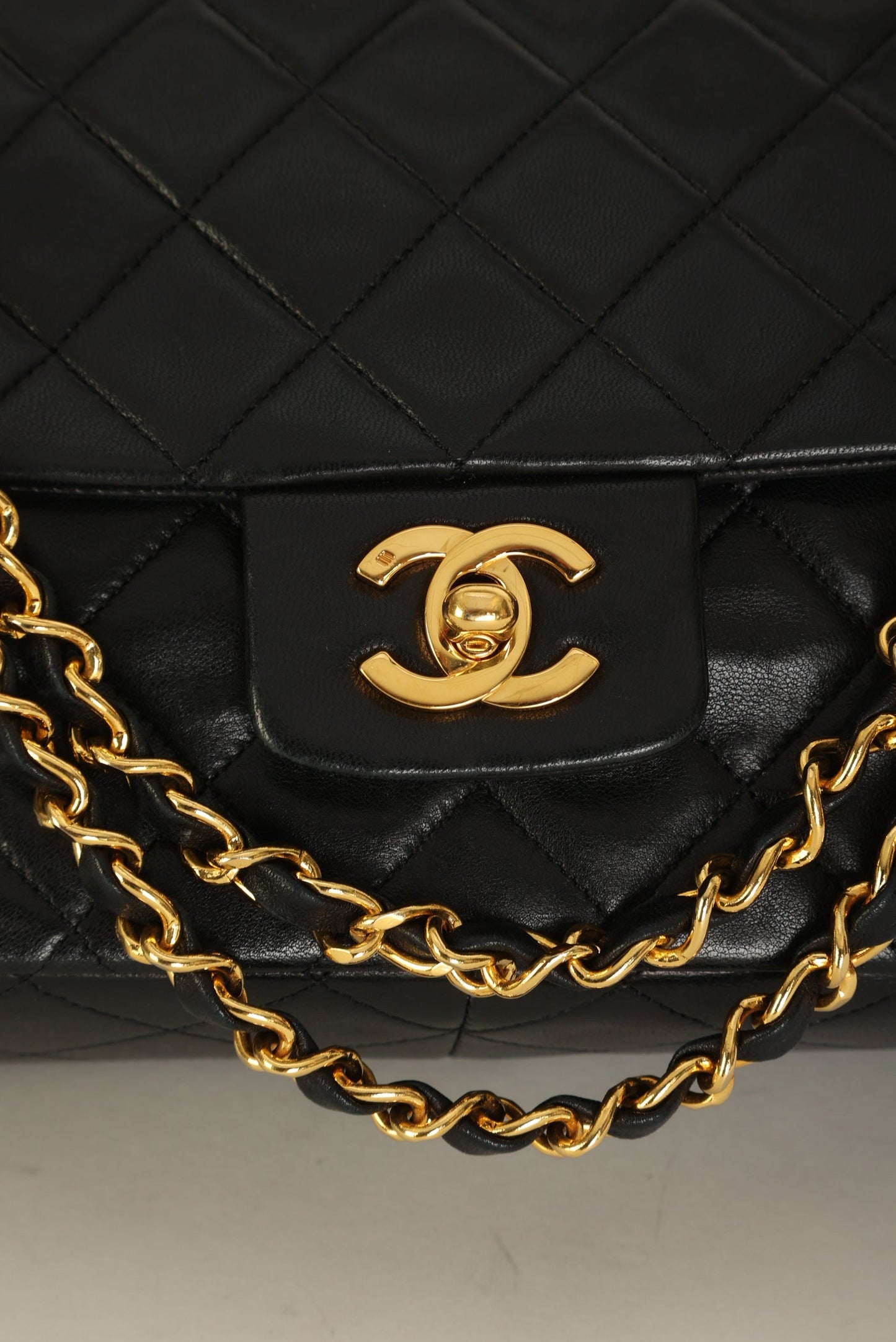 Chanel 1989 Lambskin Single Flap w Wallet