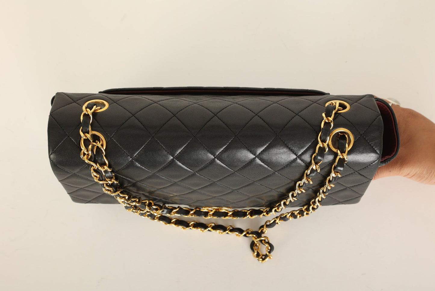 Chanel 1989 Lambskin Single Flap w Wallet