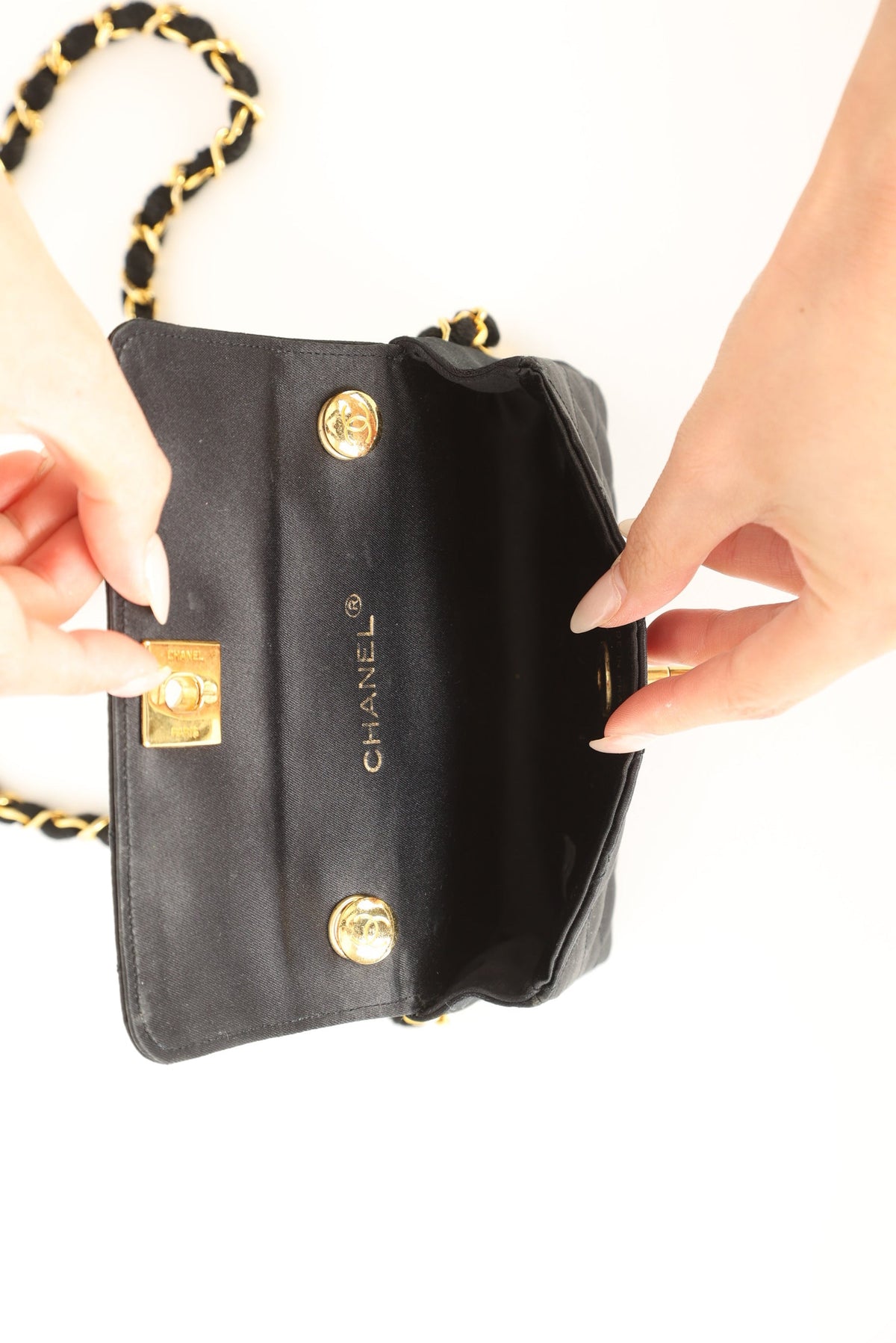 Chanel Satin Mini Flap