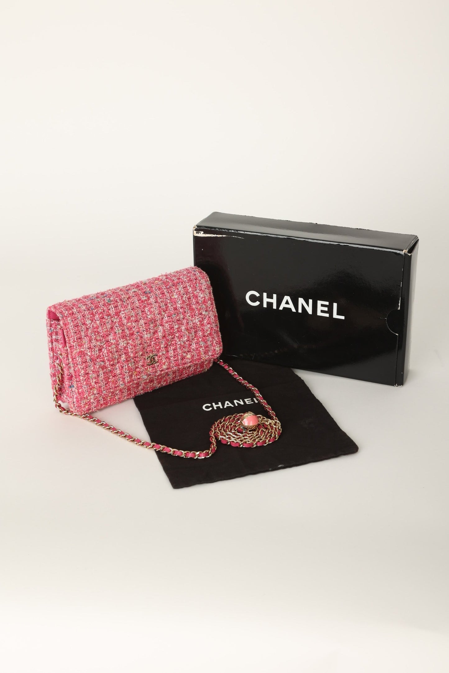 Chanel 2019 Tweed Wallet on Chain