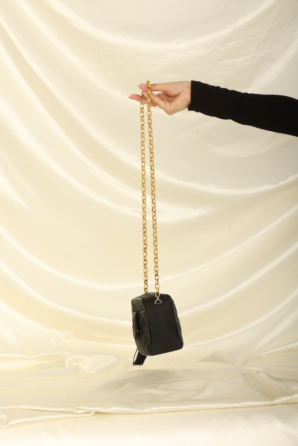 Chanel Satin Bijoux Mini Camera Bag