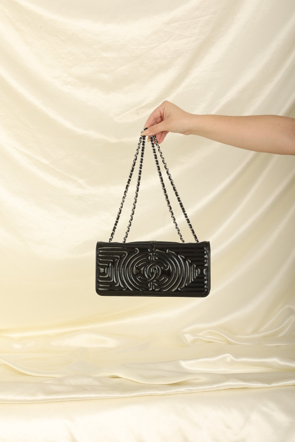Chanel Patent Timeless Geometric Flap
