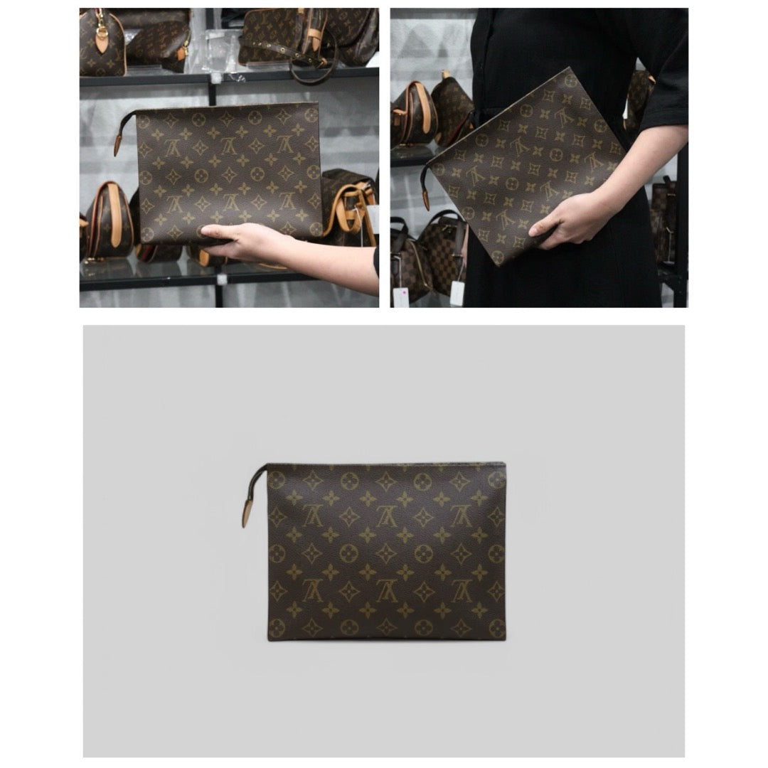 Good ( Rank AB)｜ LV Monogram Pochette Toilette 26｜25032009