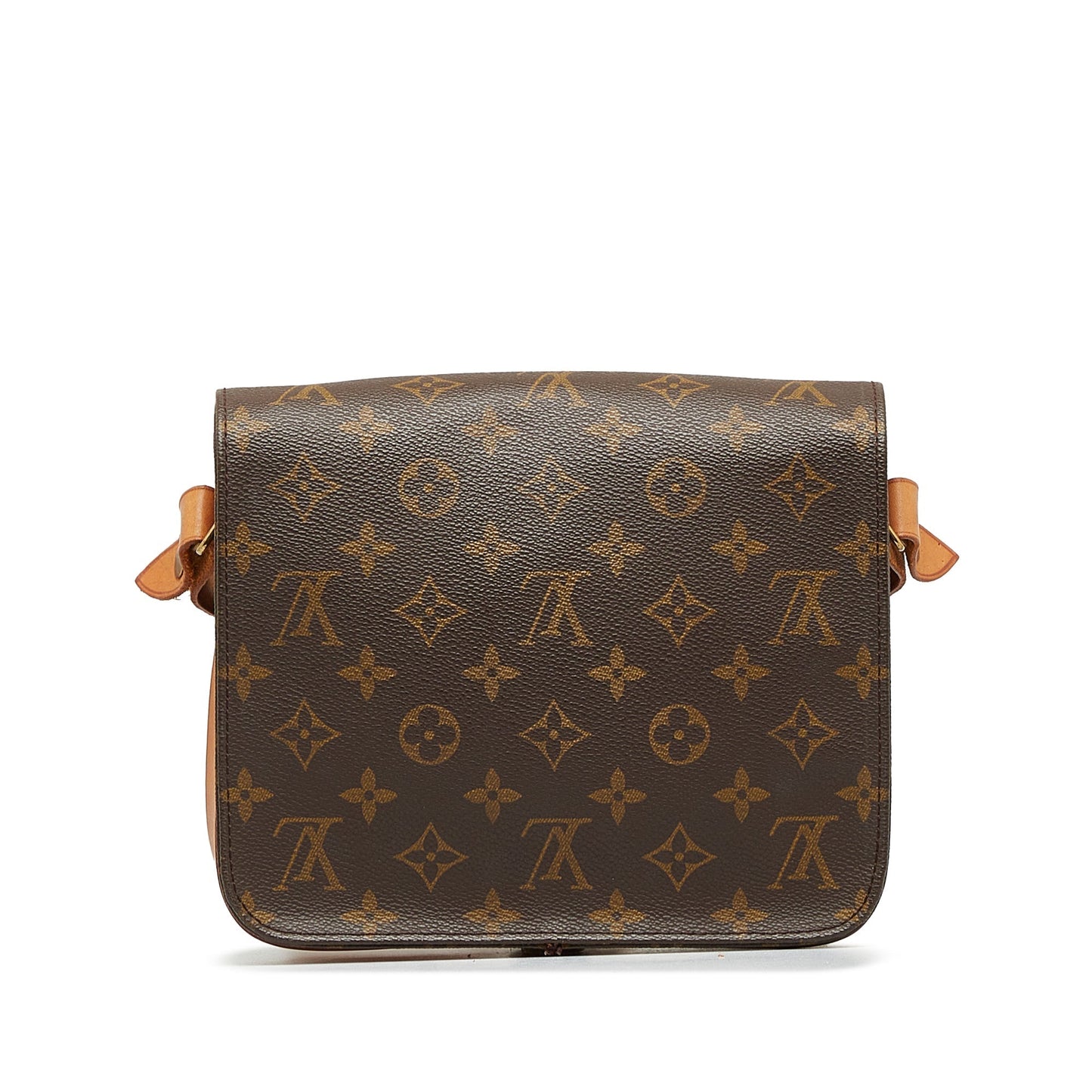 LOUIS VUITTON Monogram Cartouchiere MM Crossbody Bag