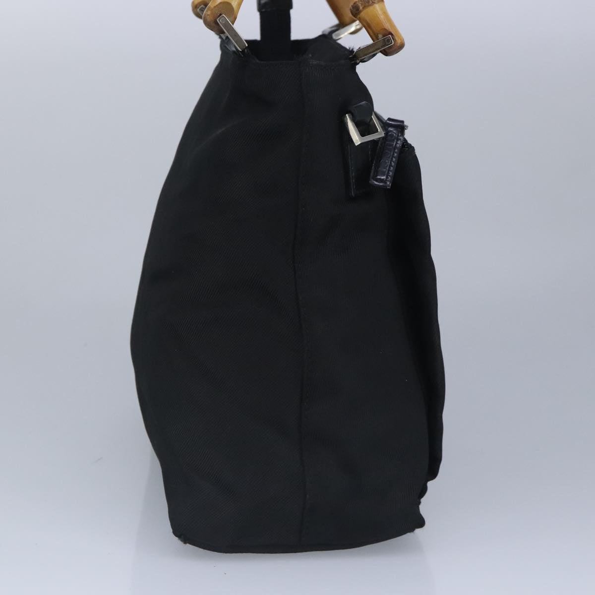 Gucci Bamboo Black Synthetic Handbag