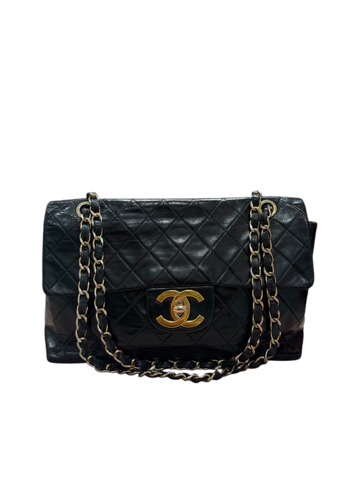 Chanel - Sac Timeless Maxi Jumbo Vintage Noir