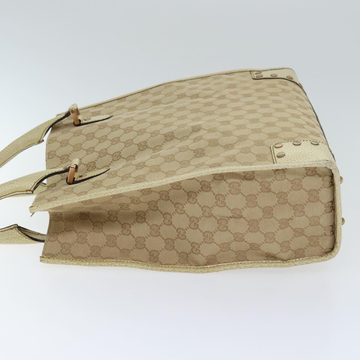 Gucci Beige Canvas Tote Bag