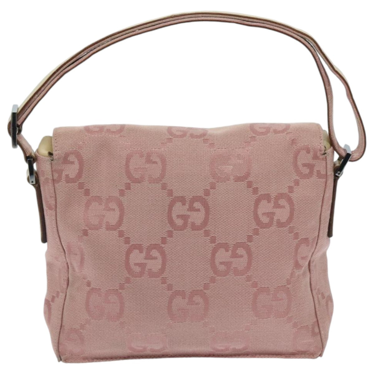 Gucci Gg Canvas Pink Canvas Shoulder Bag