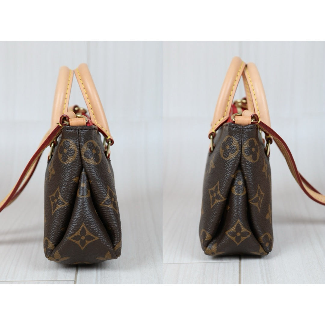Excellent（Rank SA） ｜LV Monogram Pallas Nano Handbag With Shoulder Bag｜S24092002