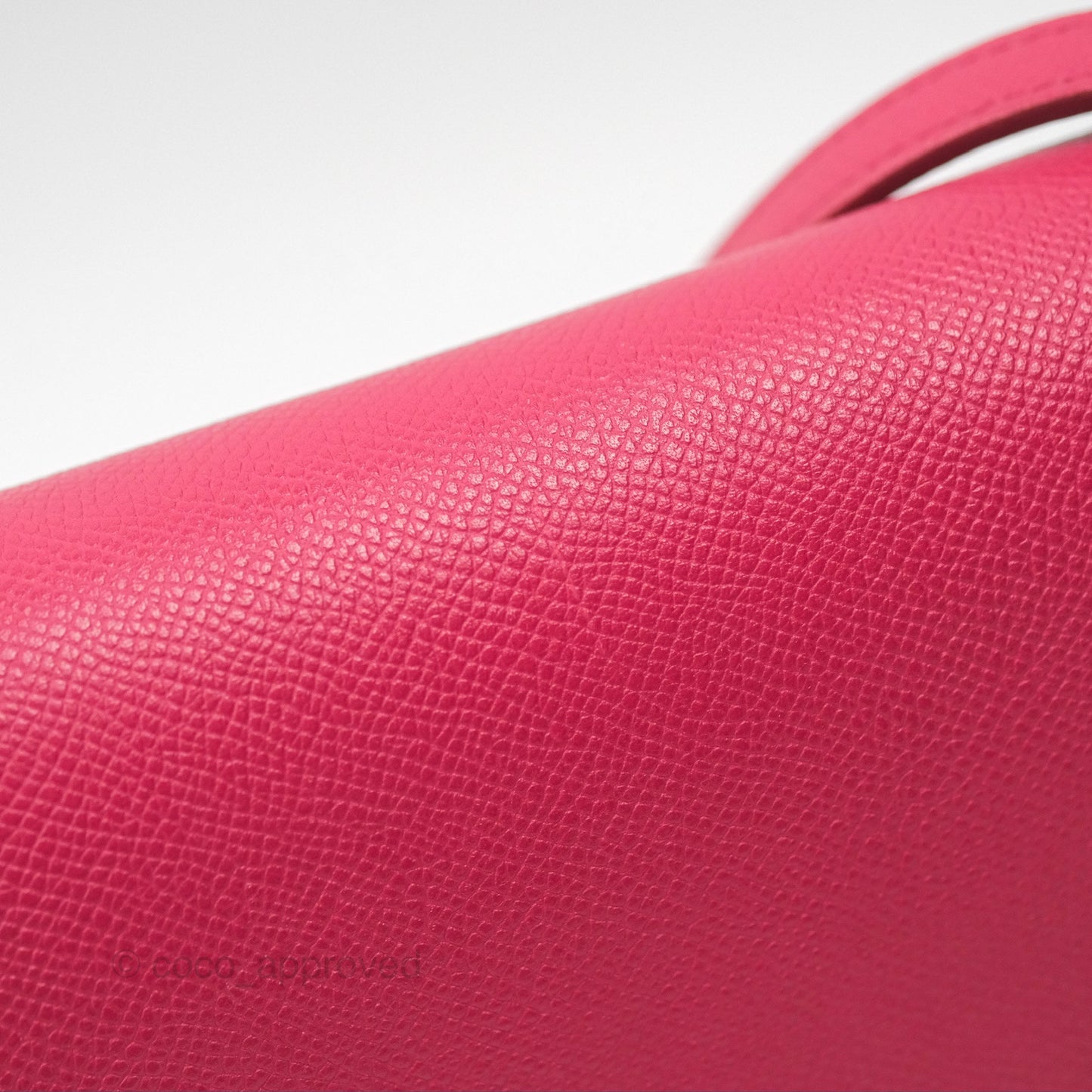 Celine Small Trotteur Crossbody Bag Grained Calfskin Dark Pink