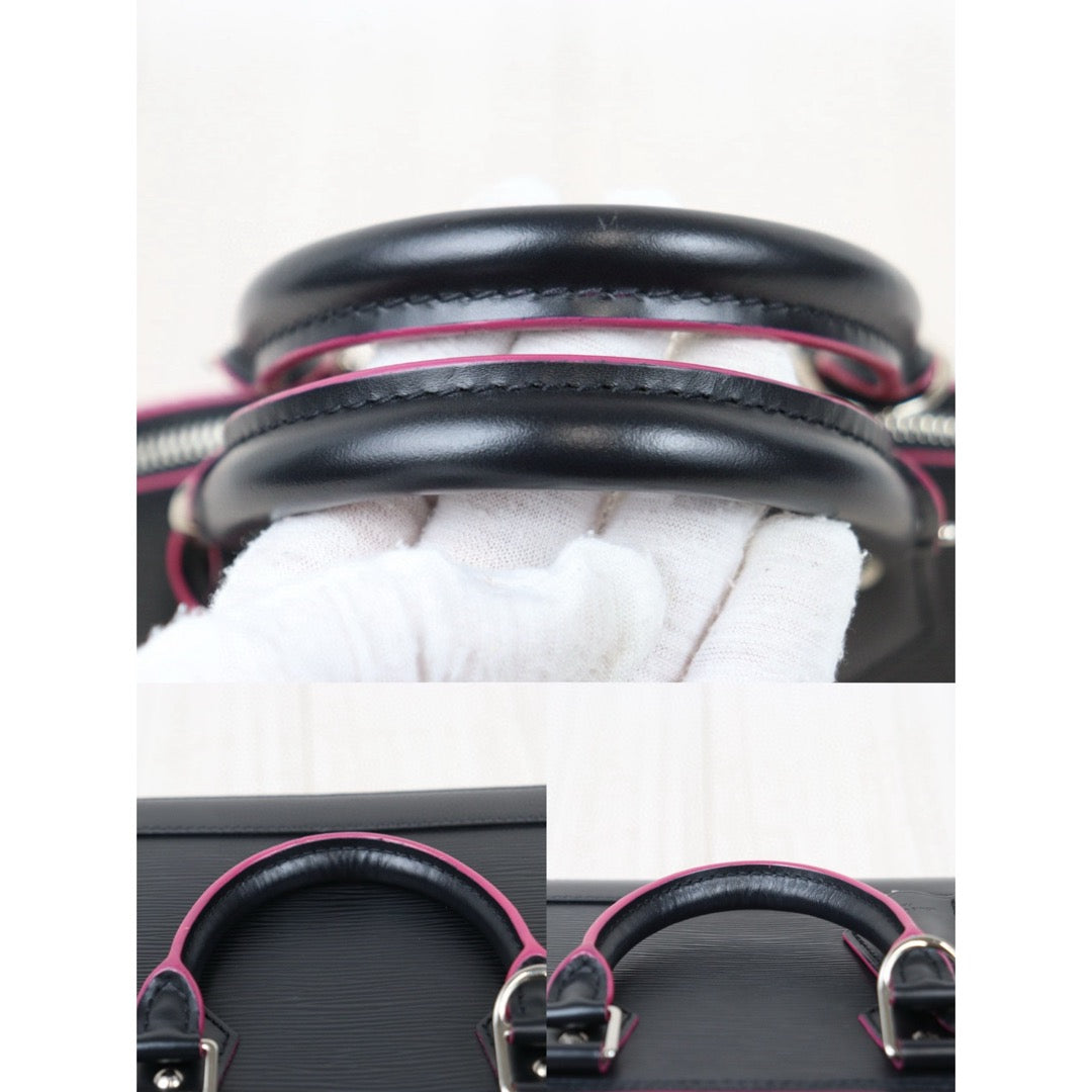 Very Good ( Rank A)｜LV Epi Alma BB HandBag Shoulder Bag Black｜25031807