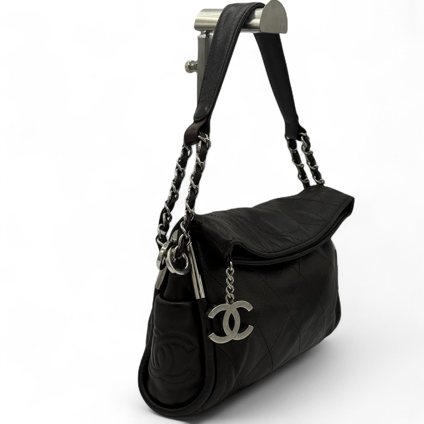 Chanel - Sac à main en cuir marron