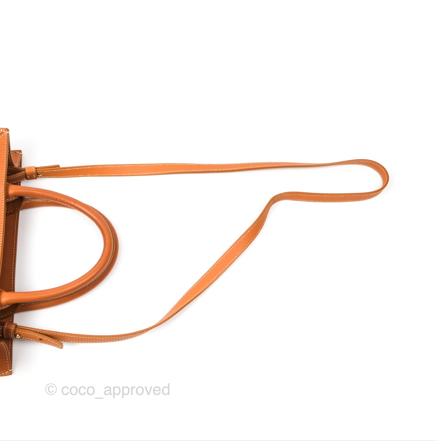 Celine Small Vertical Cabas Tote With Celine Print Natural/Tan