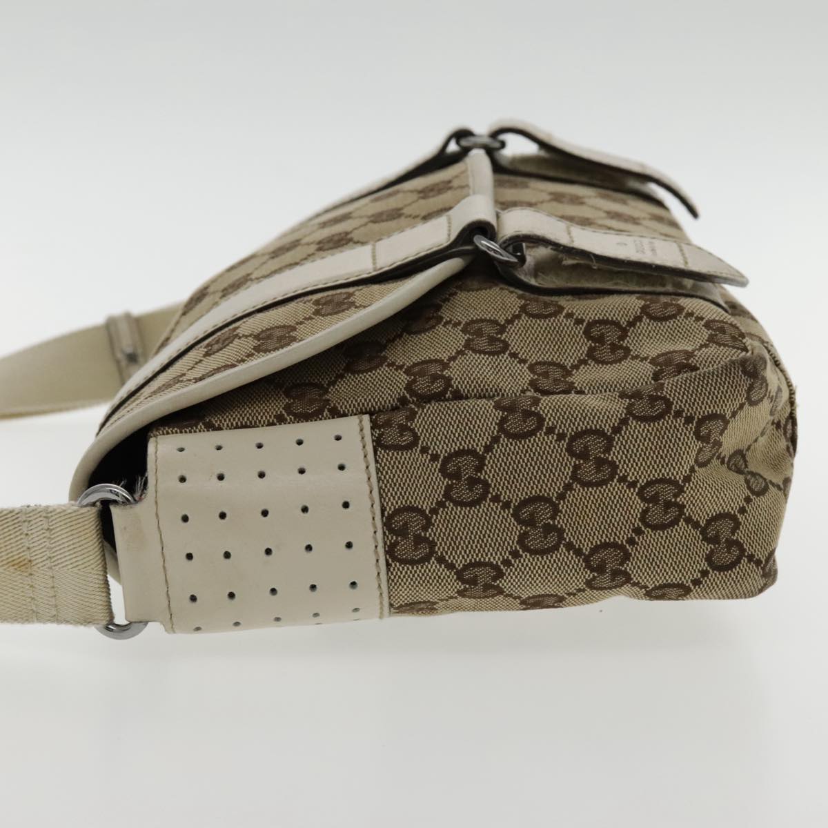Gucci Beige Canvas Shoulder Bag