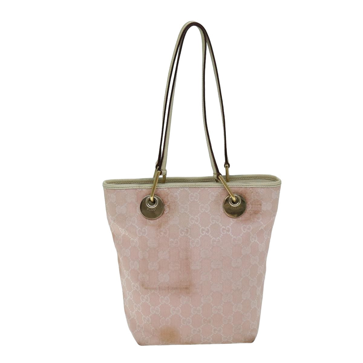 Gucci Gg Canvas Pink Canvas Tote Bag ()