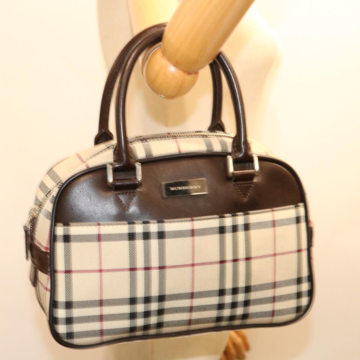 BURBERRY Nova Check Handbag