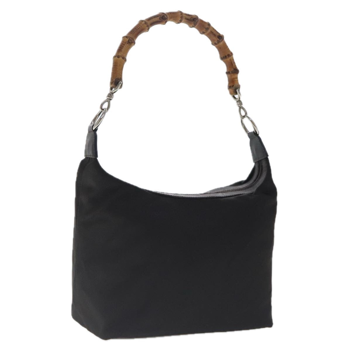 Gucci Bamboo Brown Synthetic Shoulder Bag ()