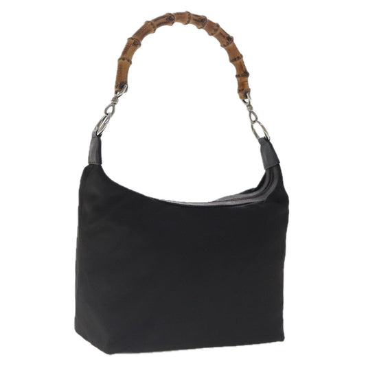 Gucci Bamboo Brown Synthetic Shoulder Bag ()