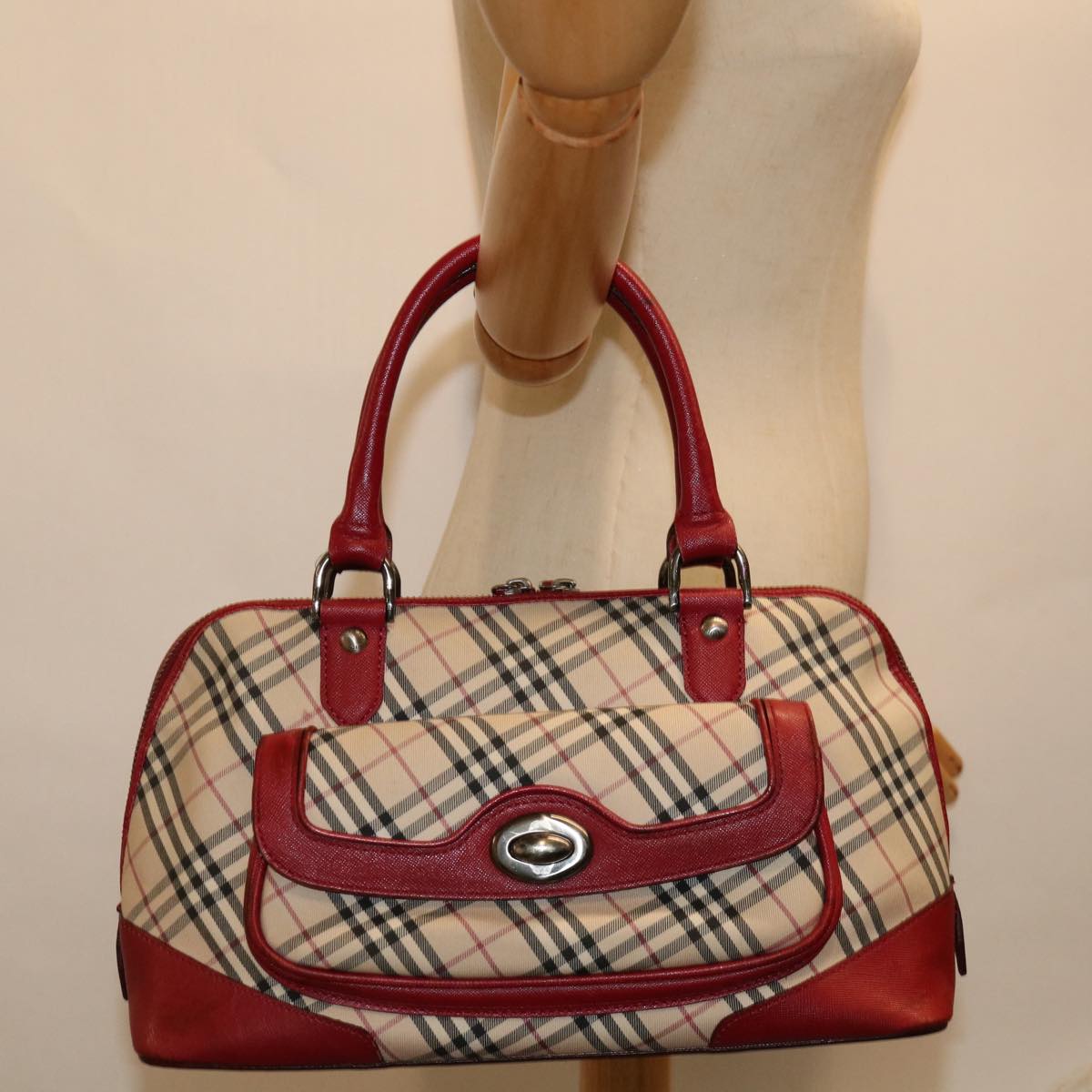 BURBERRY Nova Check Handbag