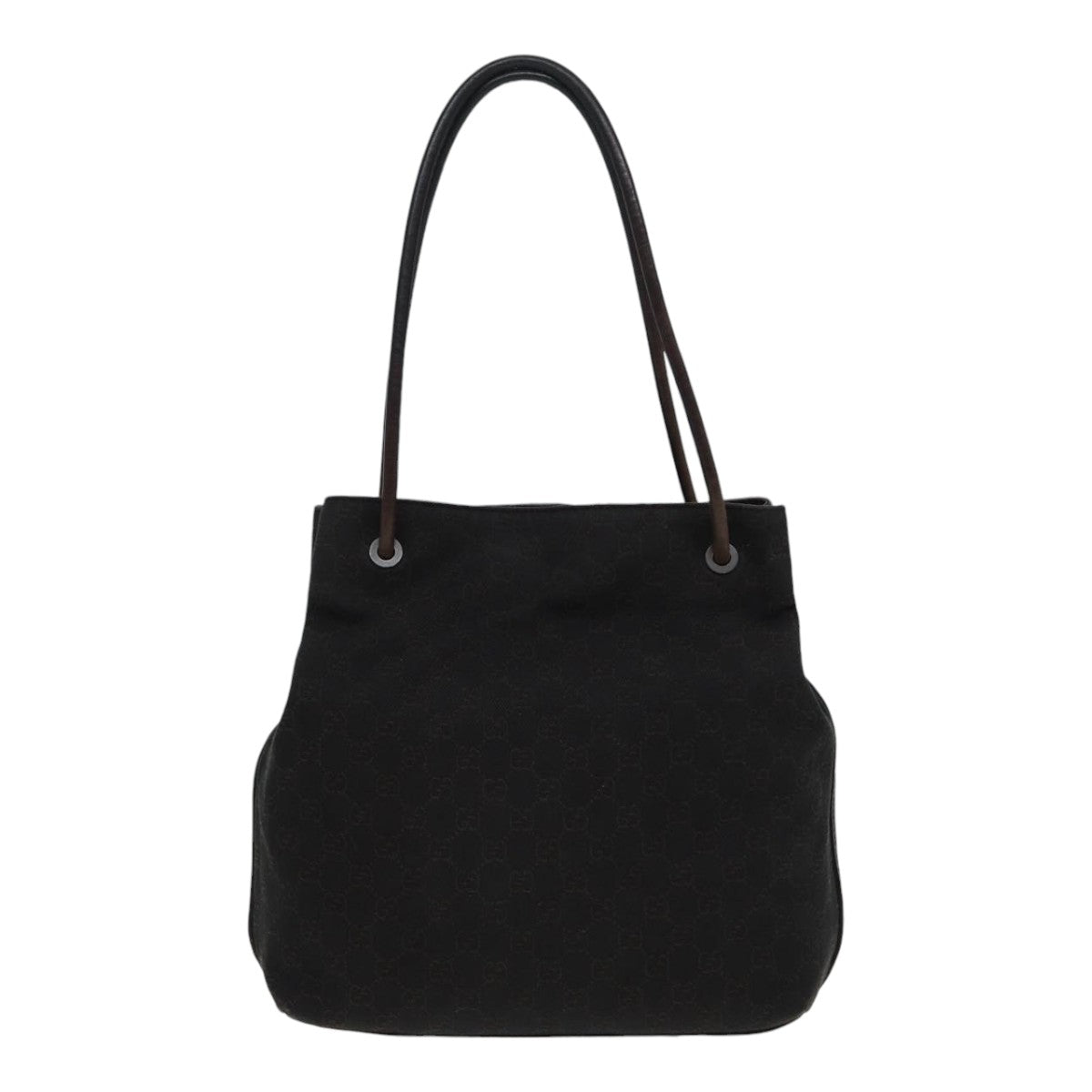 Gucci Gg Canvas Black Canvas Shoulder Bag ()