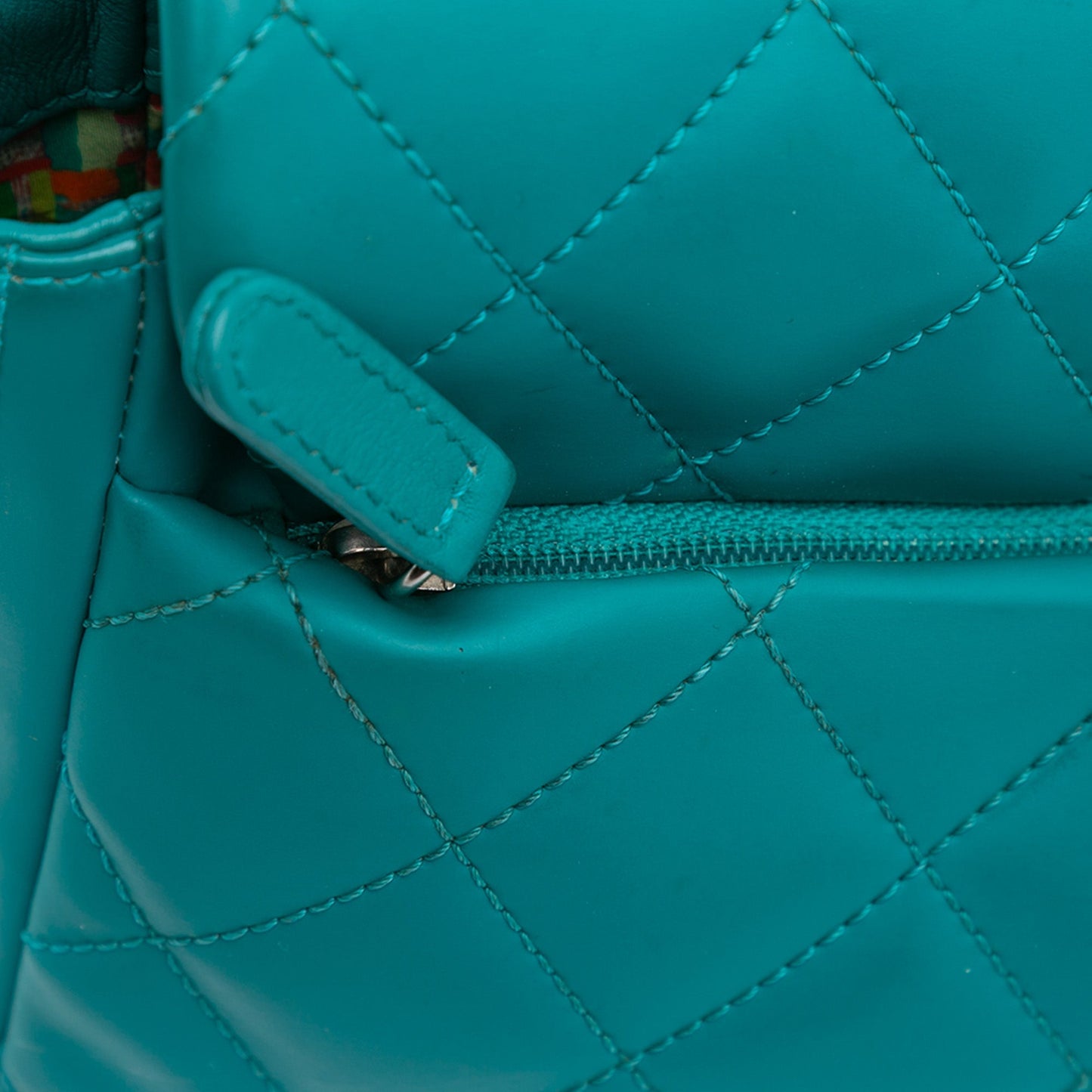 Green Chanel Paris-Seoul Medium Lambskin Coco Rain Flap Shoulder Bag