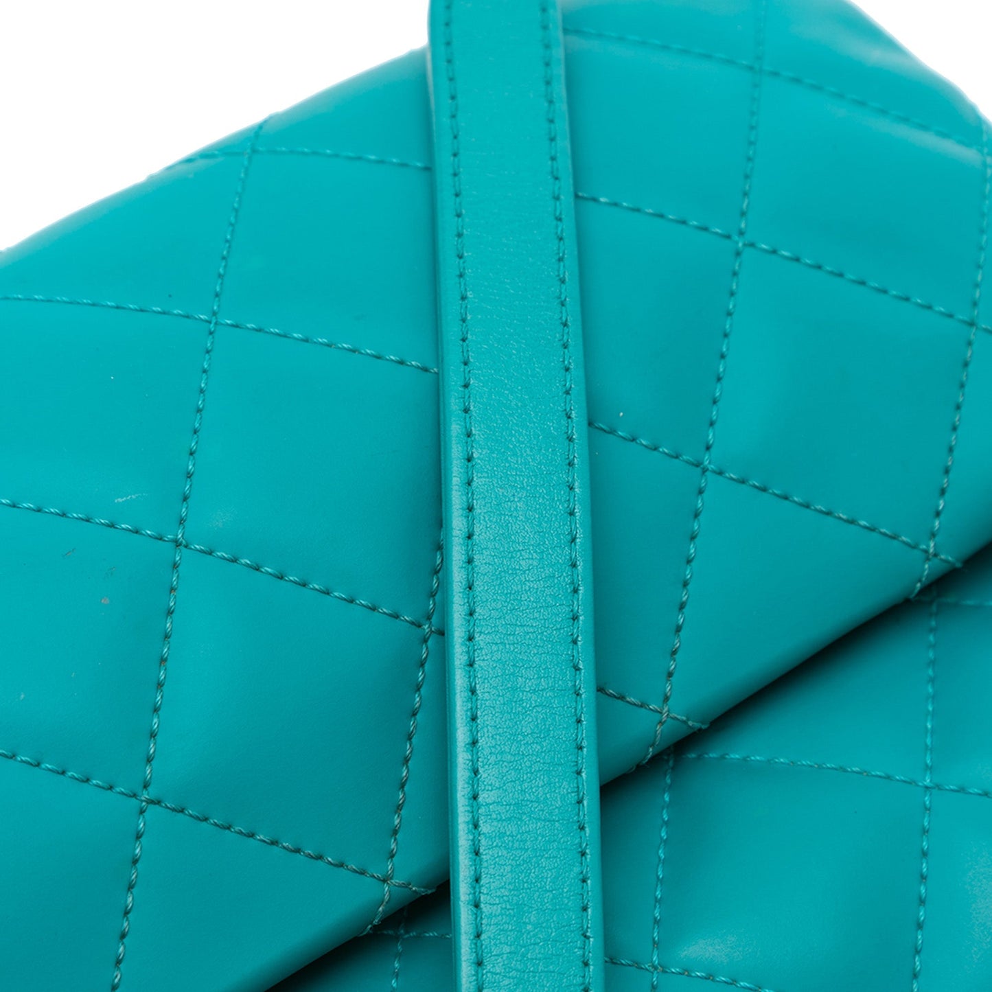 Green Chanel Paris-Seoul Medium Lambskin Coco Rain Flap Shoulder Bag