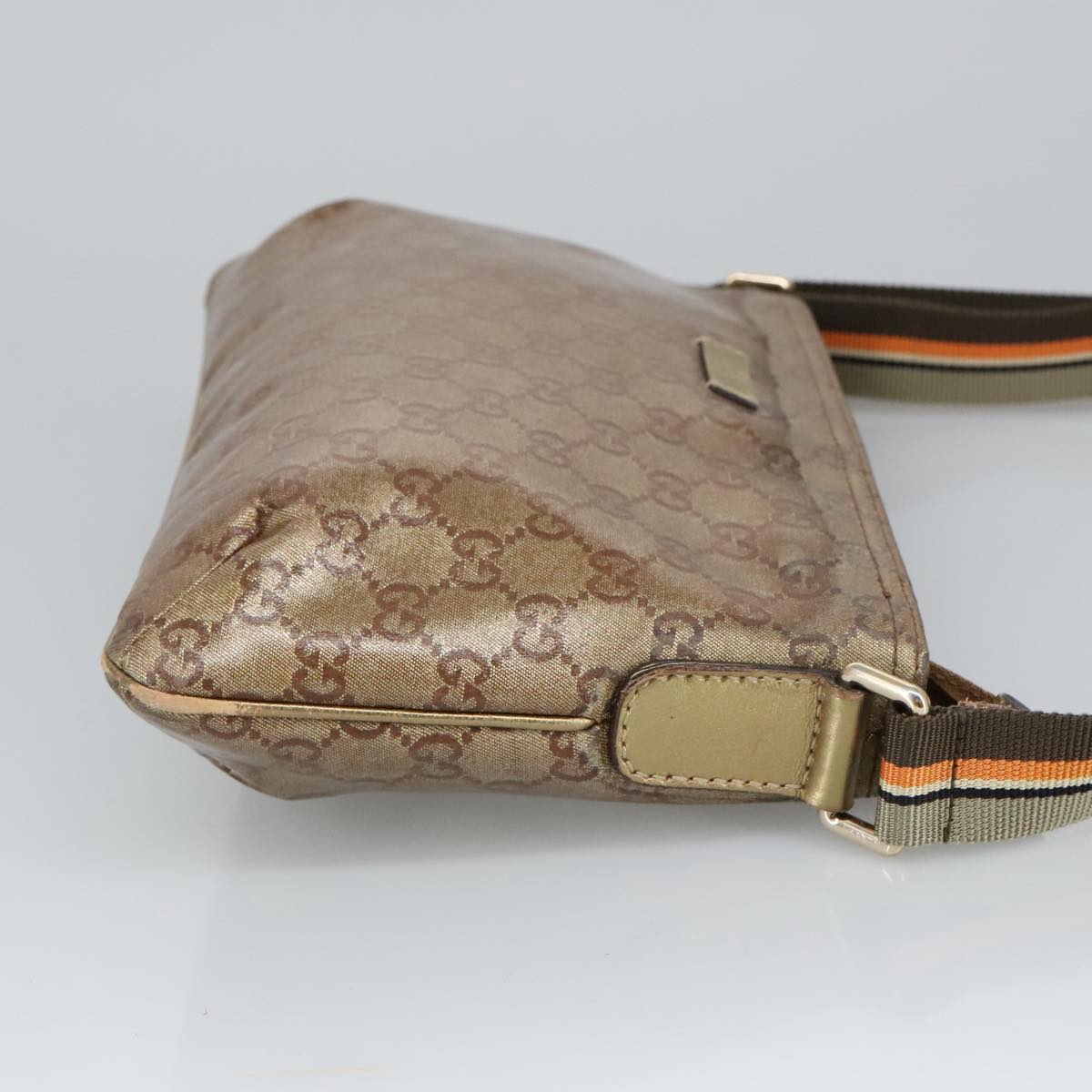 Gucci Brown Canvas Shoulder Bag