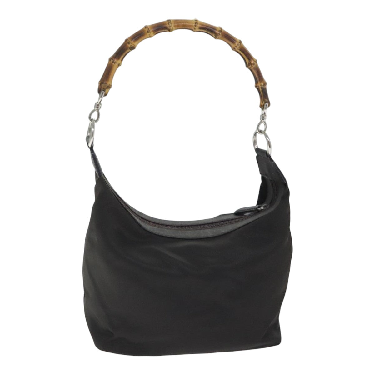 Gucci Bamboo Brown Synthetic Handbag