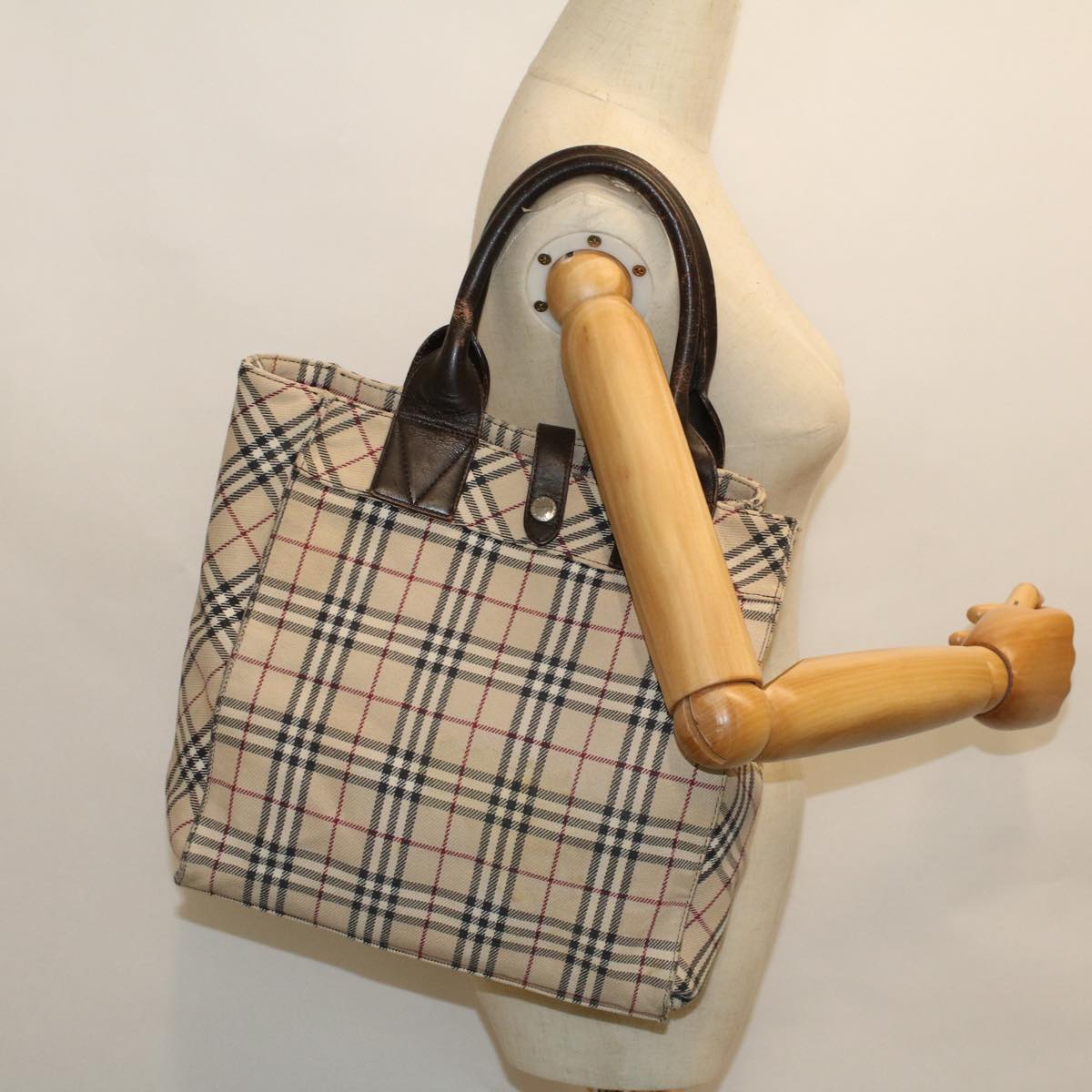 BURBERRY Nova Check Handbag