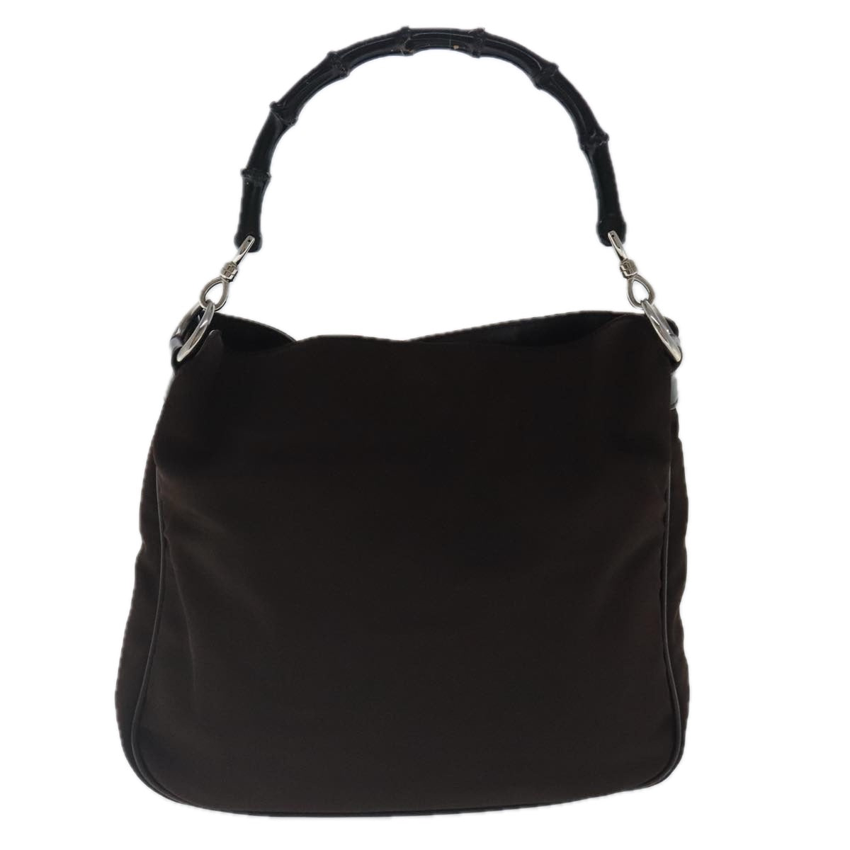 Gucci Bamboo Brown Synthetic Handbag