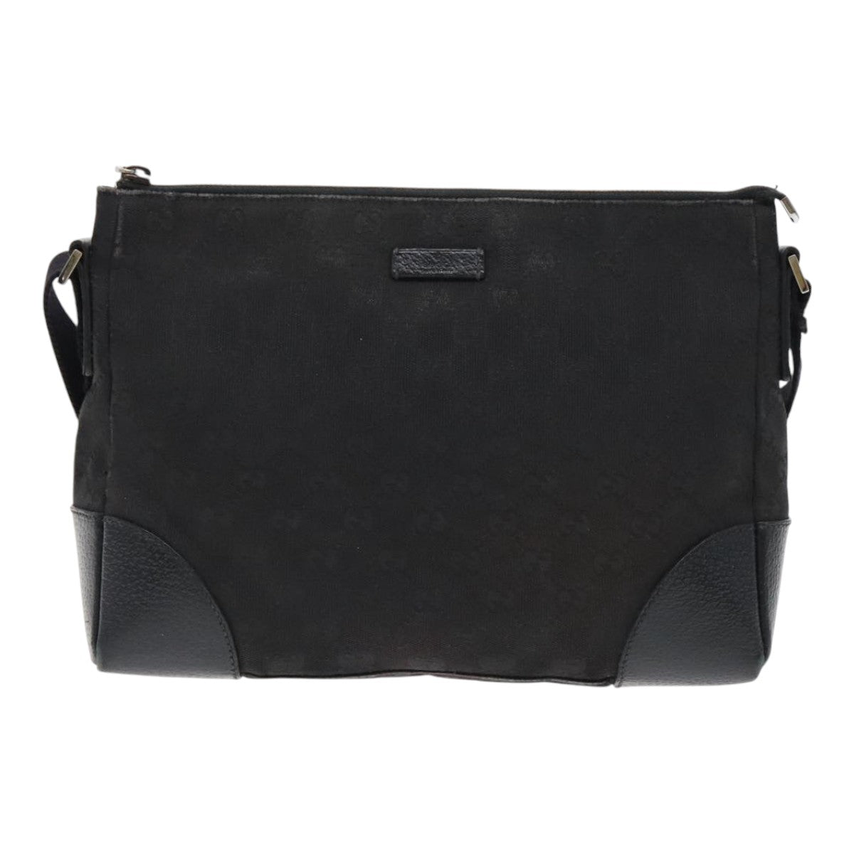Gucci Black Canvas Shoulder Bag