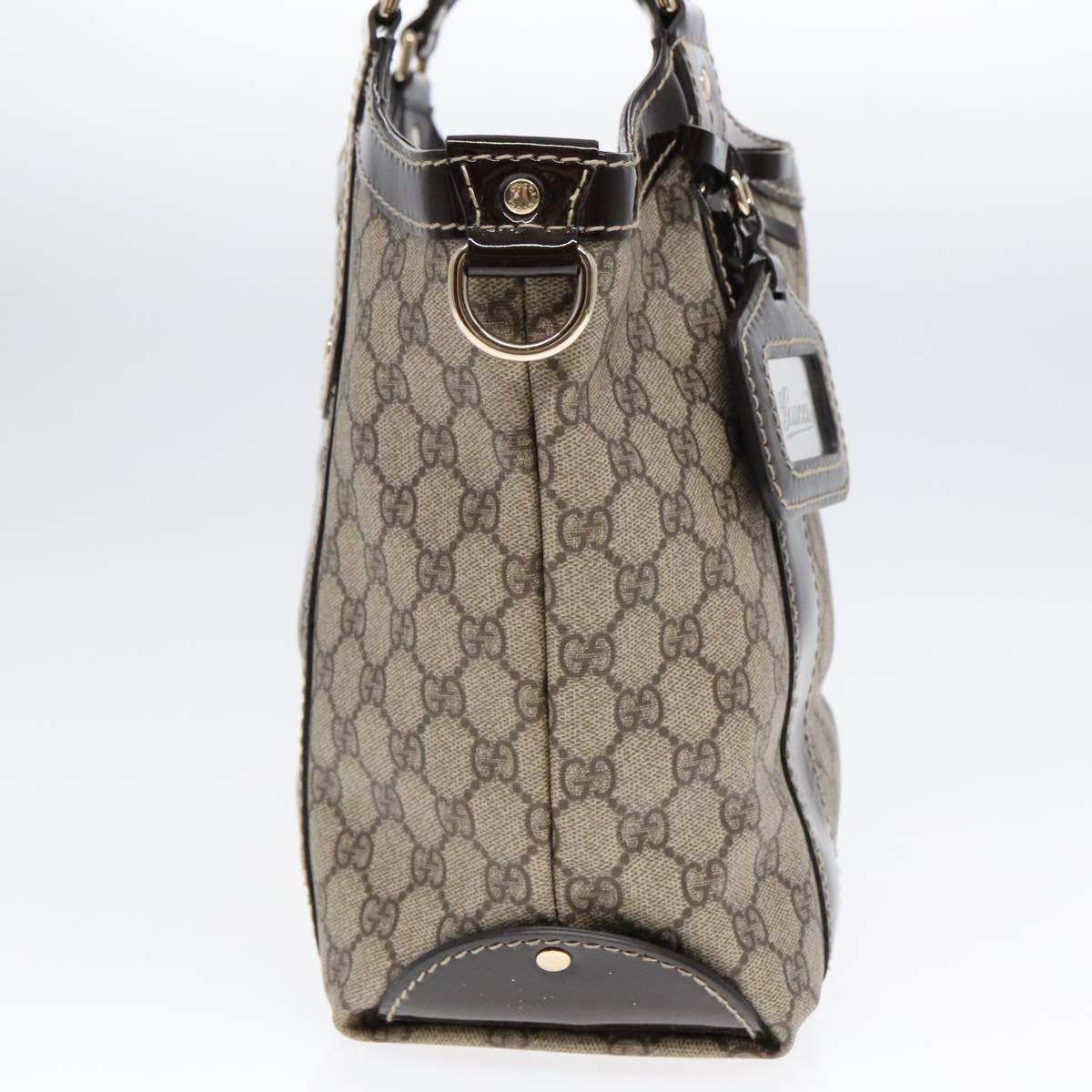 Gucci Flower Beige Canvas Tote Bag