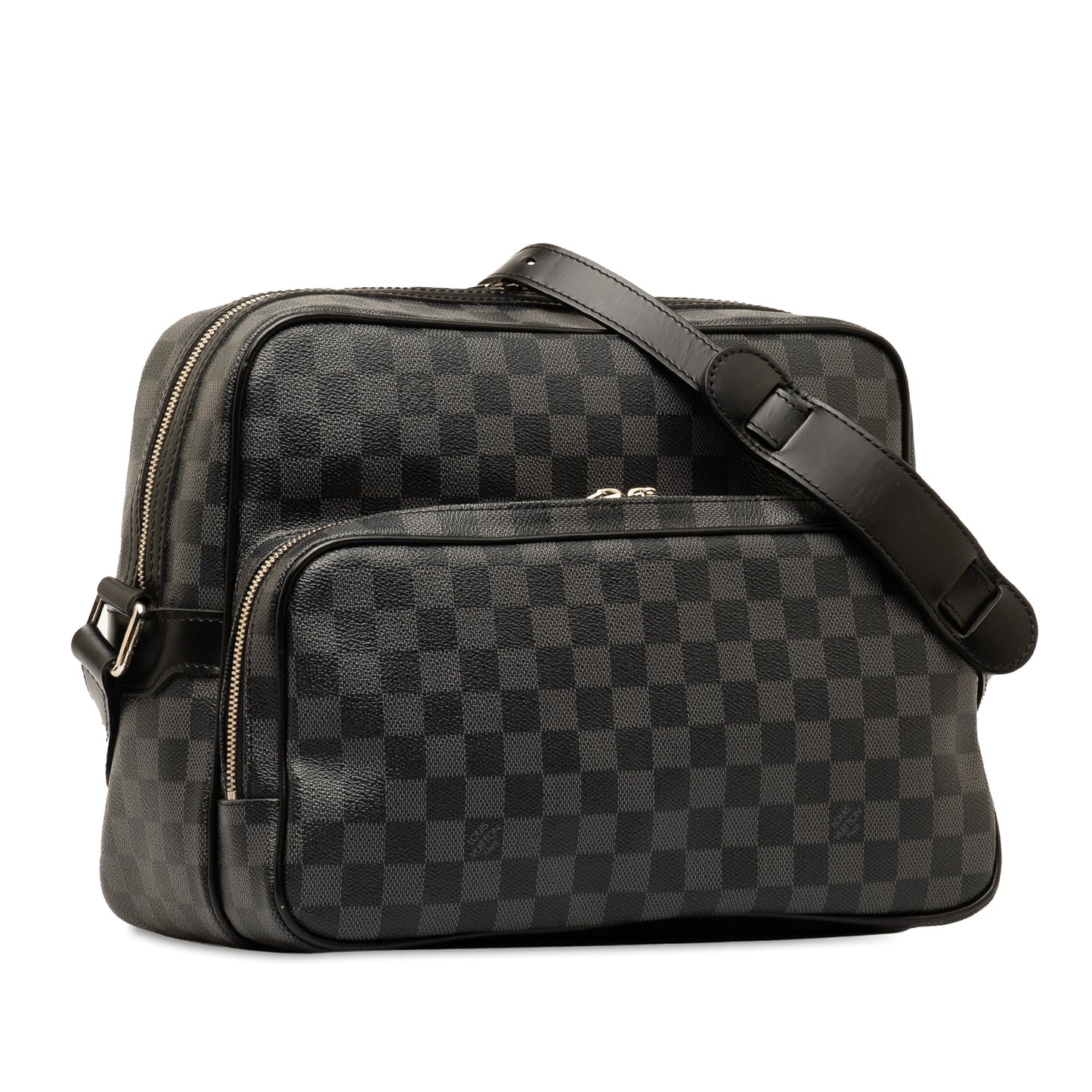 Black Louis Vuitton Damier Graphite Sac Leoh