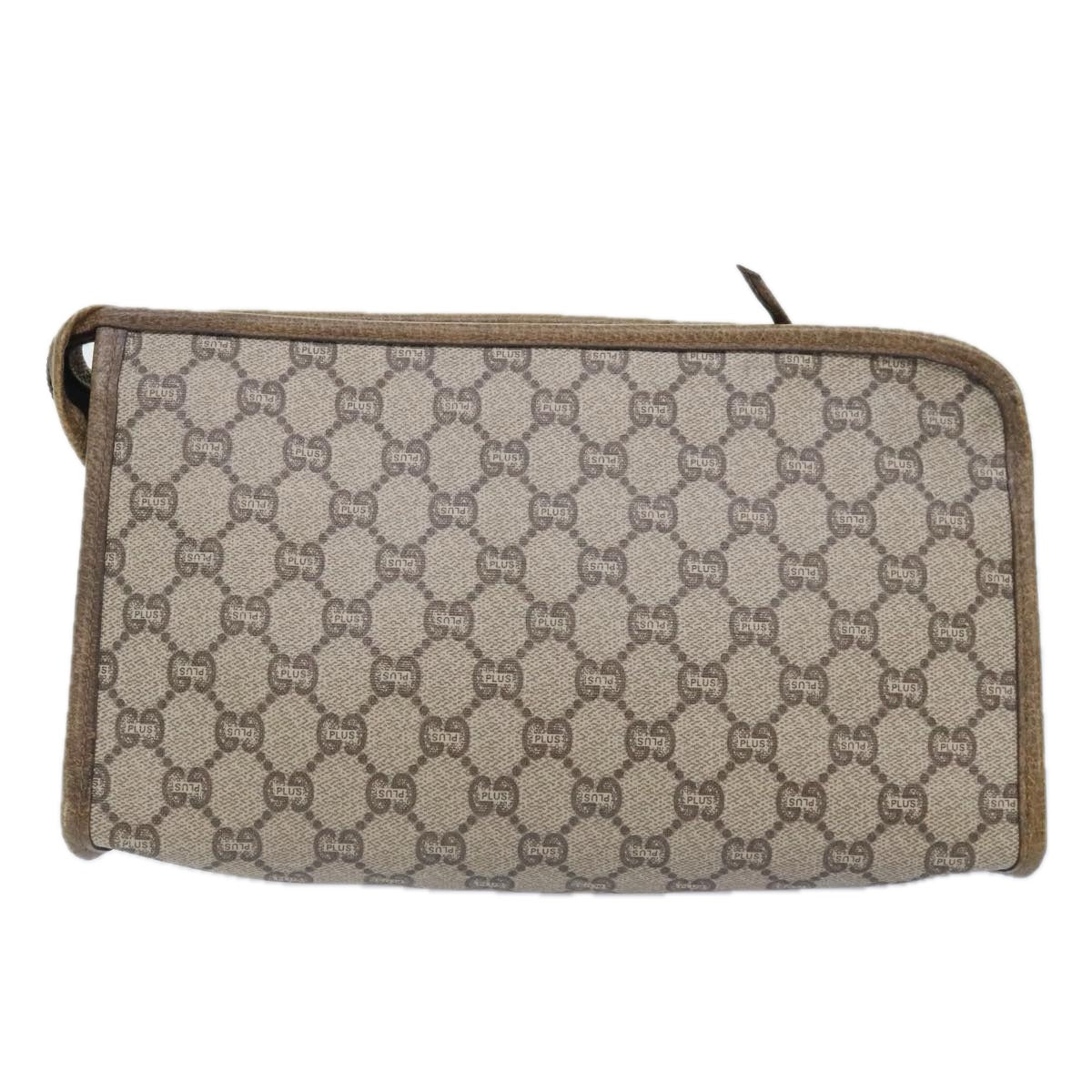 Gucci Beige Canvas Clutch Bag