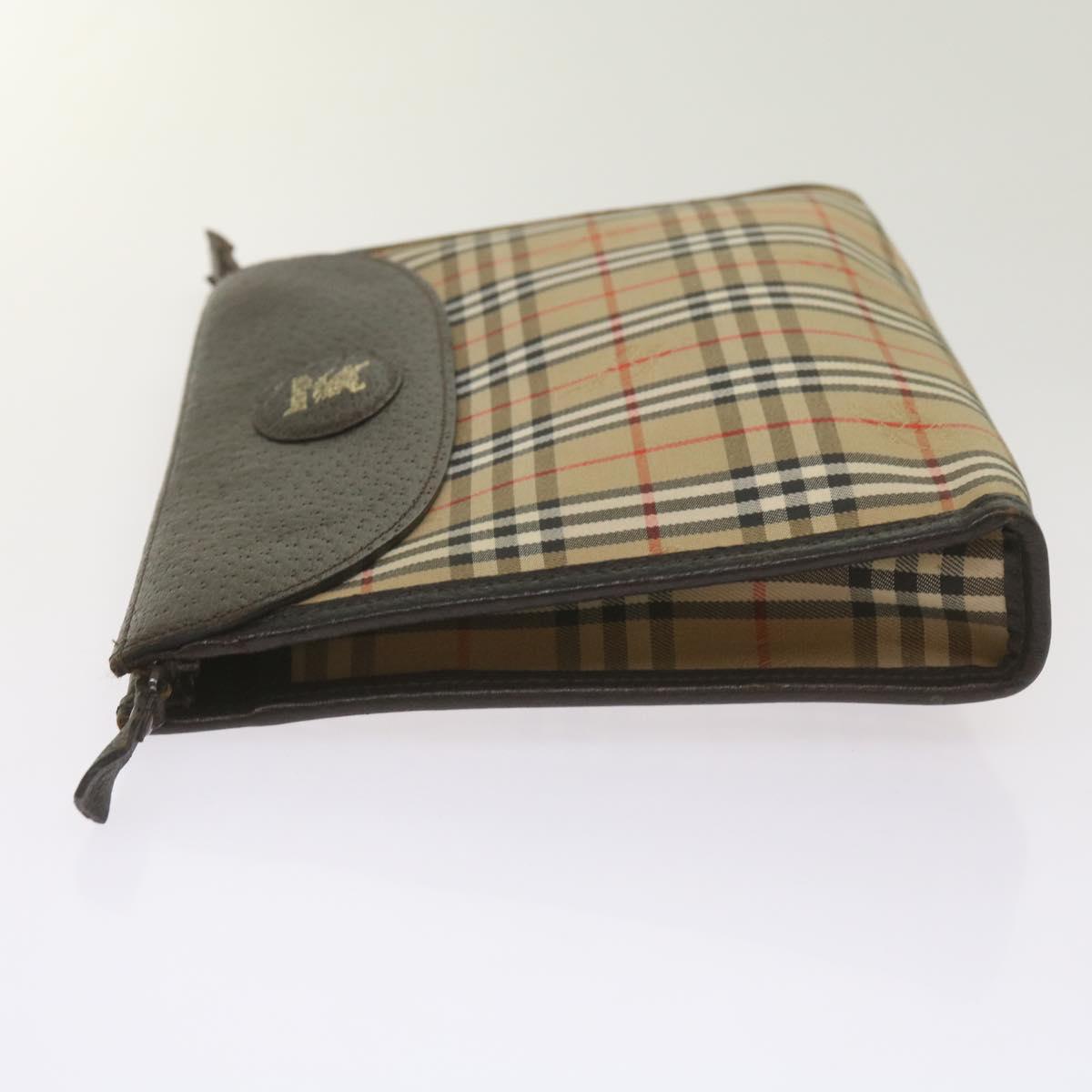 BURBERRY Nova Check Clutch Bag